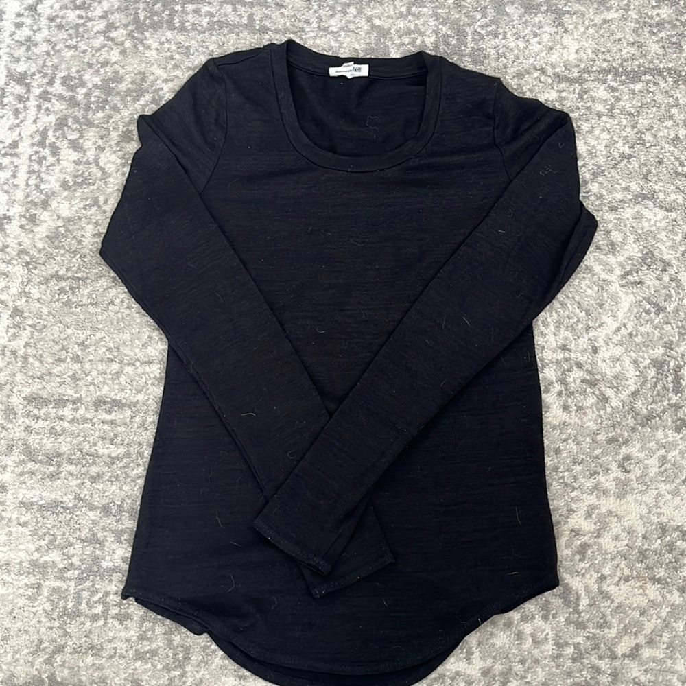 Aritzia Black long Sleeve Shirt